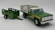 NYLINT SEARS FARMS pick-up CHEVROLET avec remorque jouet ancien métal vers 1970