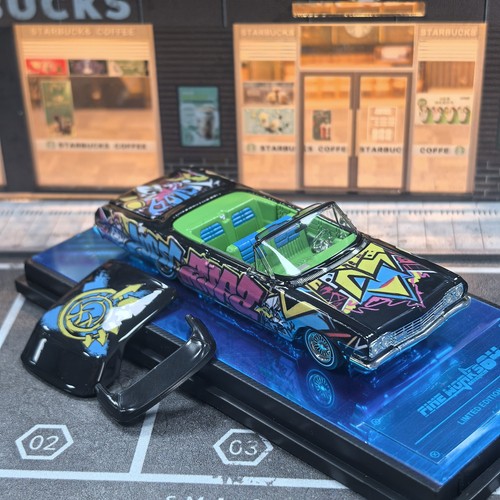 Black impala lowrider - 1:64,