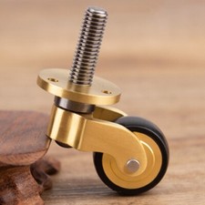 Roulettes en laiton 360 degrés pour canapé et meuble design résistant