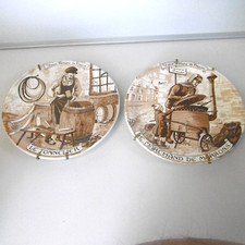 Assiettes vieux metiers de - 2,