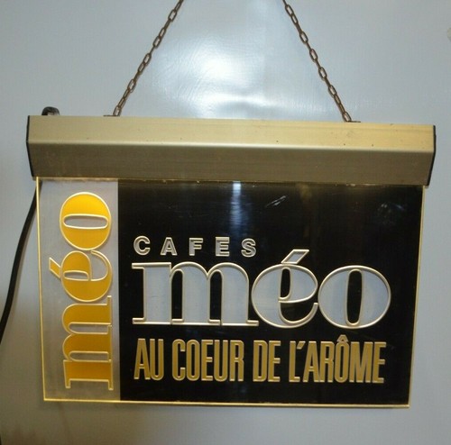 Ancienne enseigne pub eclairee - ancienne,
