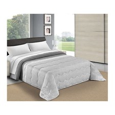 COUVRE-LIT MATELASSÉ NOEUD © À POIS Gris Made in Italy