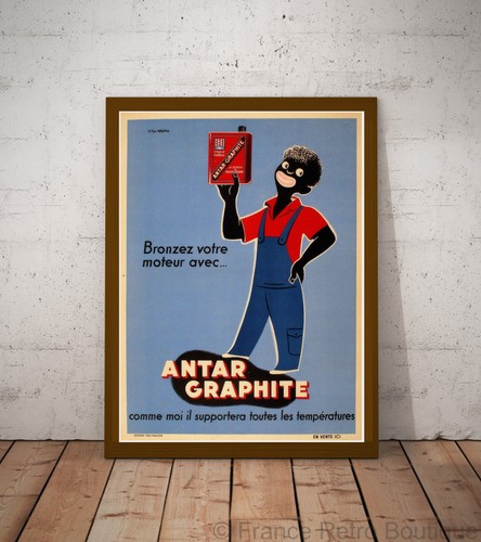 Poster affiche antar graphite - antar,