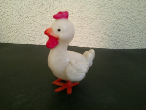 Poule plastique avec - poule,
