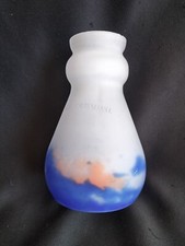 Muller Frères Croismare / Tulipe en "pâte de" verre marmoréen / Art Déco