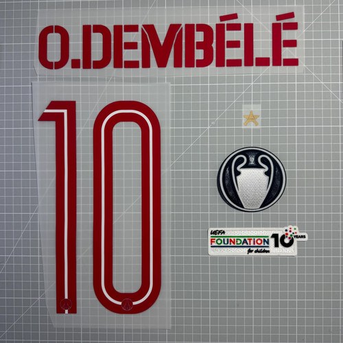 Flocage nameset dembélé - flocage,