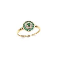 Bague jaune 18 carats - or,