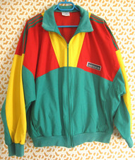 Veste Adidas Ventex Track Rasta Jacket Made in France années 80 Homme - 180 / L