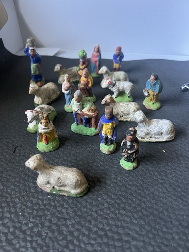 Lot santons anciens en - lot,