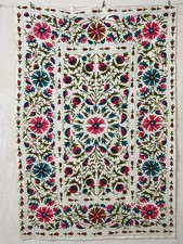 Drap de lit Suzani fait main