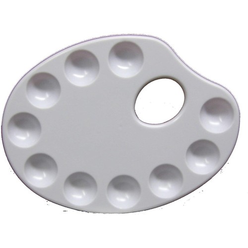 Palette ovale 10 godets - -,