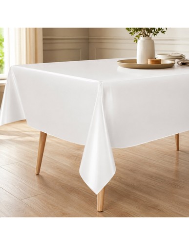 Nappe blanche lima toile - blanche, en