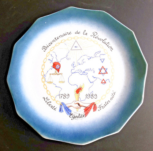 Rare plat bicentenaire - plat,