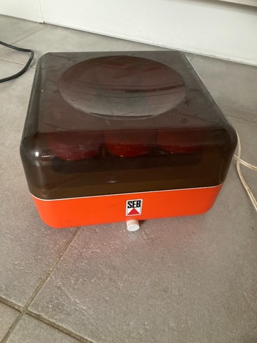Yaourtière seb orange vintage - yaourtière,