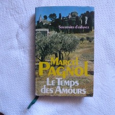 Marcel Pagnol le temps des amours livre ancien