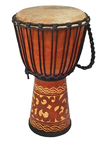 Djembe standard linecarv - djembe, 20"