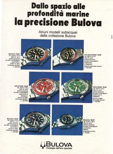 Bulova sub accutron montre - bulova,
