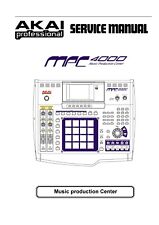 Service Manuel D'Instructions pour Akai MPC-4000