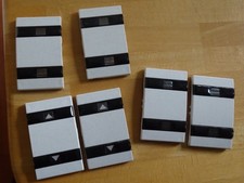 3 Paires simple doigt boutons voyant  Legrand Sagane silex moucheté 85707 857 07