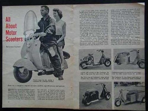 Motor scooters 1956 review - 1956,