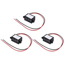  3 Pcs Mini Voltmètre
