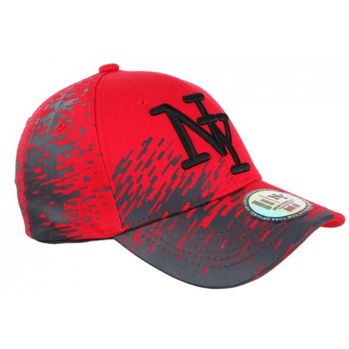 Casquette rouge grise - et,
