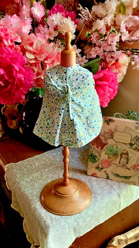 Robe fleurie noeud poupee - robe,