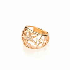 Bague Thierry Mugler Plaquée or rose avec Zirconium T21204PZ. T.52. 89,00€ Neuve