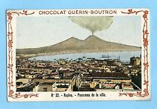 CHROMO CHOCOLAT GUERIN BOUTRON / NAPLES PANORAMA DE LA VILLE