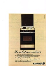PUBLICITE ADVERTISING  1980   ROSIERES  gazinière éléctroménager 