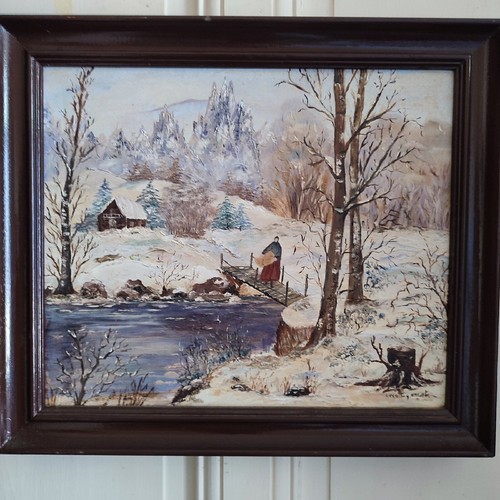 Tableau huile sur toile - huile,