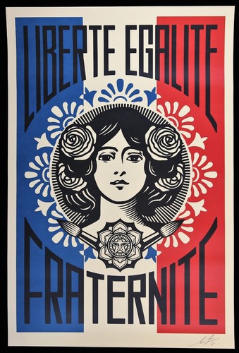 Shepard fairey liberté - shepard,