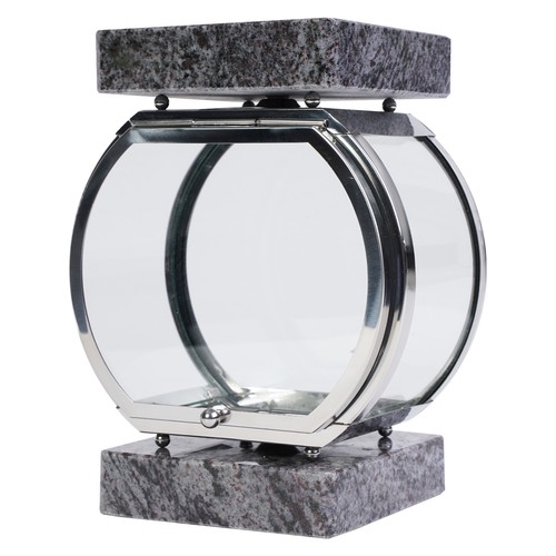 Grab lampe rond inox main - inox,