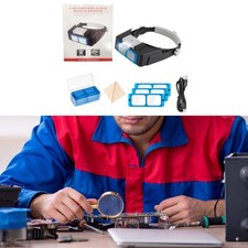 Loupe à bandeau éclairée