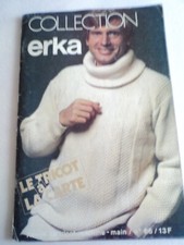 COLLECTION ERKA REVUE de TRICOT Machine-Main- 42 modèles pour T 10 et T 12