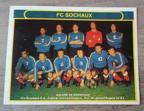 Autocollant ancien football