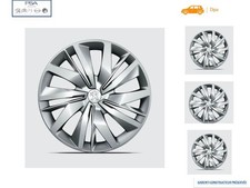 4 Enjoliveurs Peugeot 208 2008