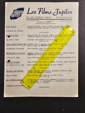 Lot cinéma : Gaumont, Paramount, jean Mineur, Metro-Godlwyn-Mayer, Jupiter...