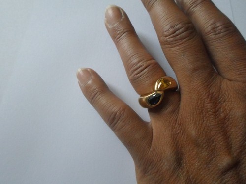 Bague plaqué duo de - en,