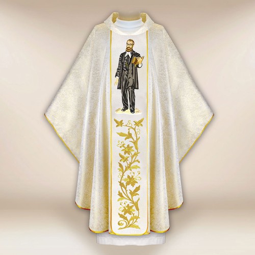 Chasuble avec image brodée - , «