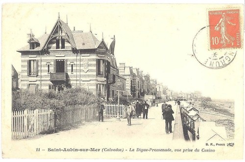 Cpa saint aubin sur - cpa,