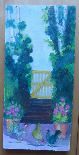 Vieux tableau petites - tableau, de