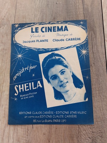 Partition cinema sheila - partition, le