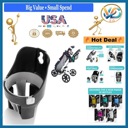 Golf Push Cart Cup Holder