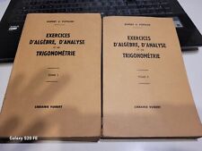 Exercices d'Algèbre d'Analyse