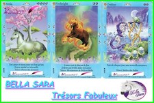 CARTE CARD Cheval Horse " BELLA SARA " SERIE * TRESORS FABULEUX *  N° AUX CHOIX