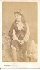 Photo CDV Célestine Galli-Marié cantatrice Opéra Liebert Paris circa 1870