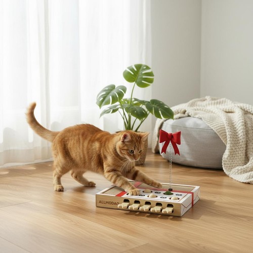 Boîte griffoir chat nœud - boîte,