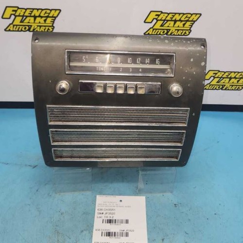 Untested 6volt radio - untested,