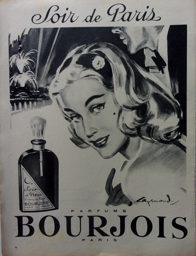 Publicité papier parfum - ,